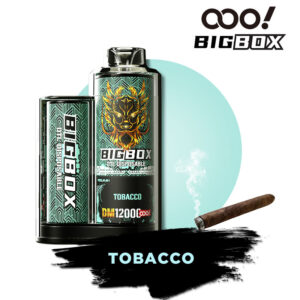 OOO! BIGBOX DTL/DL Cigarette électronique Jetable Vape POD 12000 bouffées 25ml flux d'air réglable et rechargeable